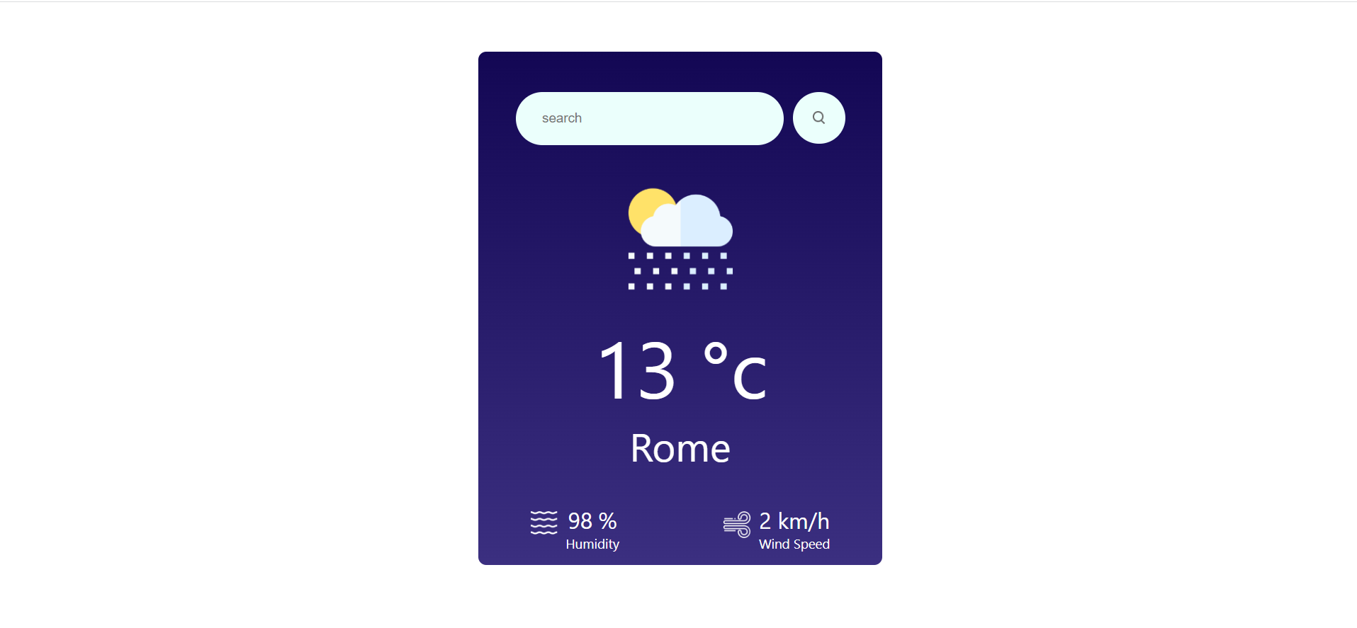 Weather Application